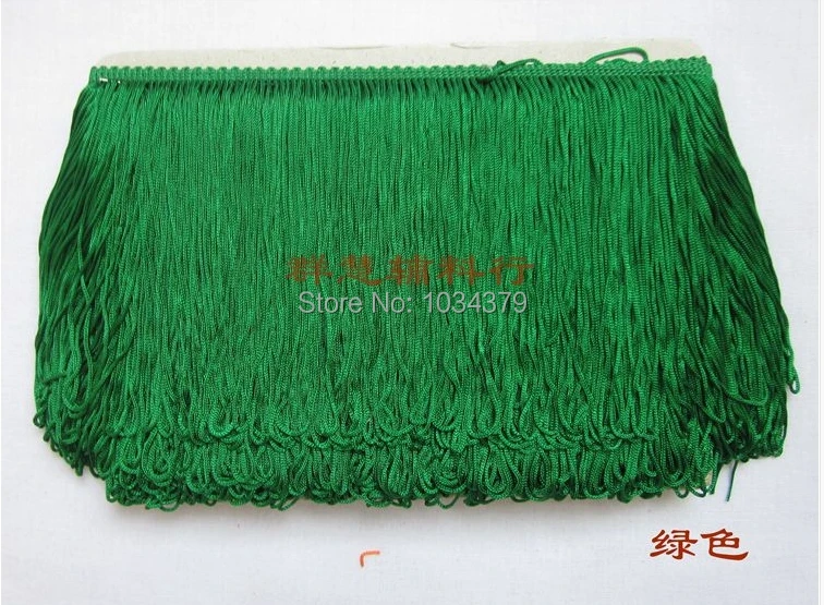 Good Quality 10 Yards/ lot 15cm Width Rayon Tassel Lace Belly Latin Dance Cloth Curtain Accessories DIY 14Colors
