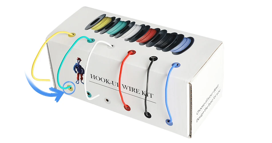 Estanhou o Isolador Macio do Silicone do Fio Colors a 150 Gancho-acima do Fio o Fio Bonde 26awg de 157ft Encalhado de Cobre-60 Colors Cores Ul3132 300 v 6 8 fio encalhado de cobre-60 colors a 150
