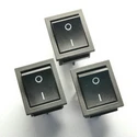 KCD4-201 On-Off 4 pins 6A 250V black