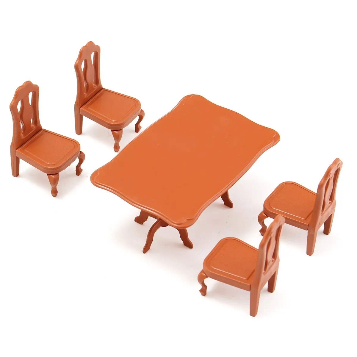 DIY Lovely Mini Furniture Dolls House Miniature Dining Table Chair Set Children Kids Gift Toys Dolls House Accessories Kits DIY Lovely Mini Furniture Dolls House Miniature Dining Table Chair Set Children Kids Gift Toys Dolls House Accessories Kits