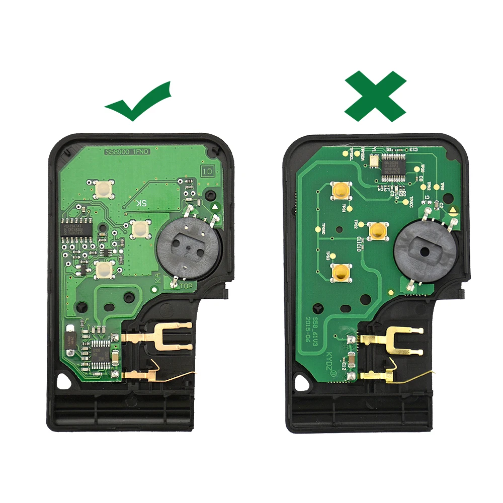 Смарт ключ OkeyTech для Renault Megane Scenic II 433 МГц PCF7947|renault key card 433mhz|fob keyfob car |