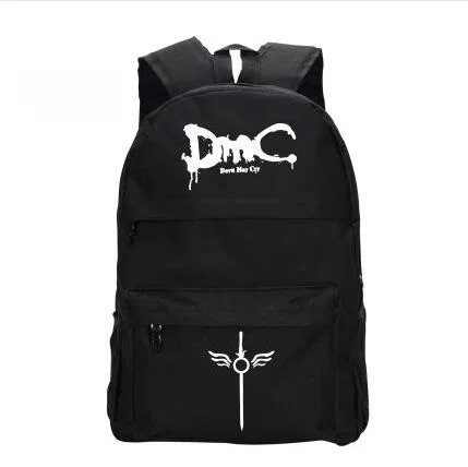 

High Q new fashion anime DMC DEVIL MAY CRY unisex men and women student preppy style backpack