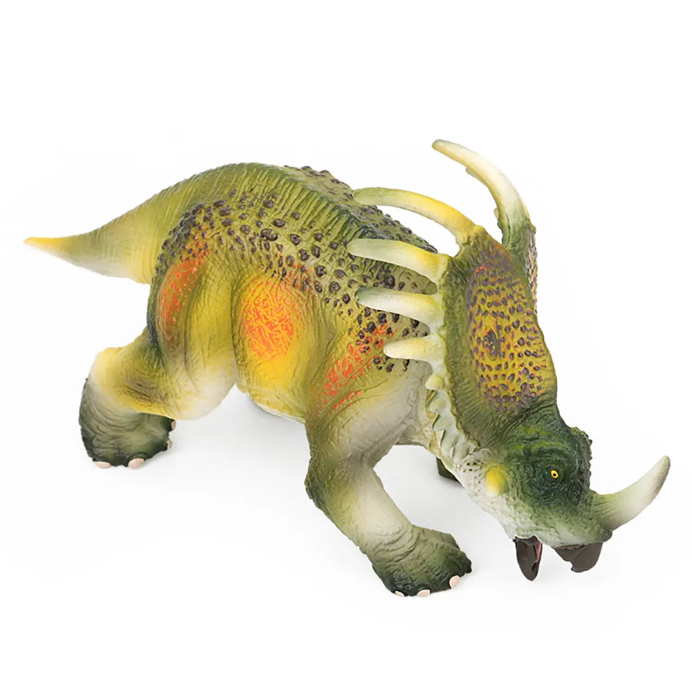 

Dinosaur figurines Educational Simulated styracosaurus Model Kids Children Dinosaur Model Toy Dinosaur model skeleton D300116