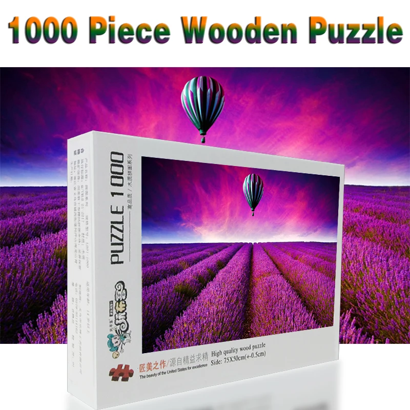 Romantic love Adult 520/1000 pieces Flower Landscape Jigsaw Puzzle
