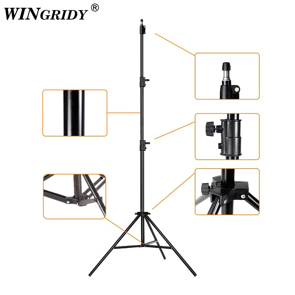 78cm 120cm Light Stand Photography Studio Adjustable Photo Tripod For Camera Photo Lamp Bracket Holder Softbox