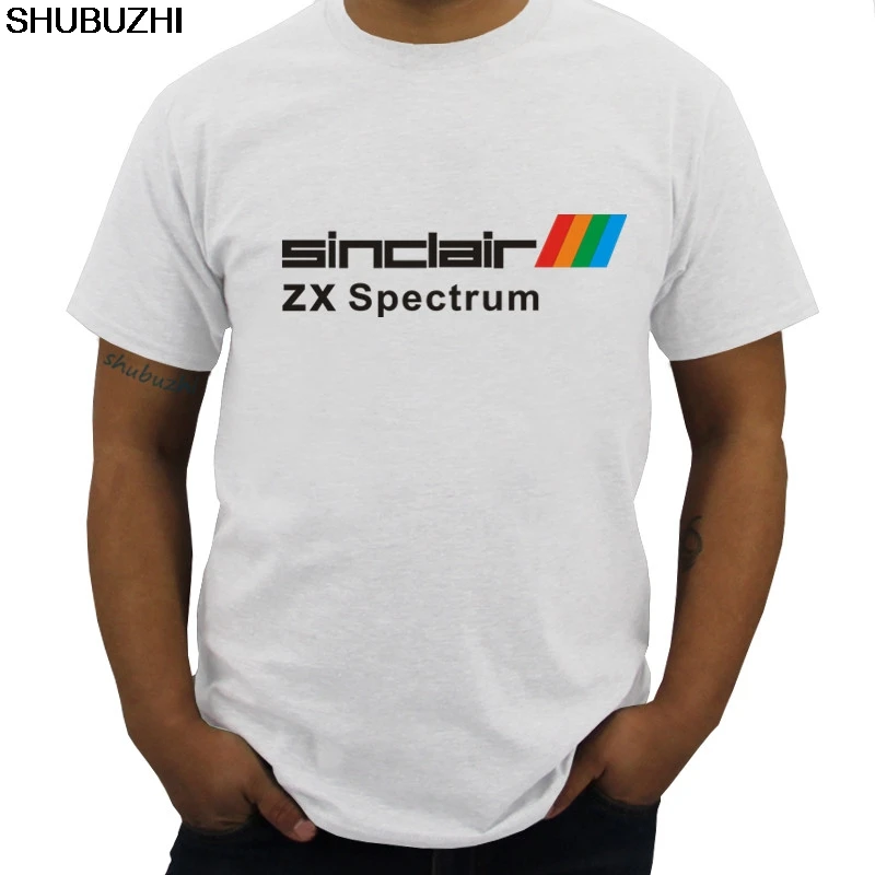 SINCLAIR ZX SPECTRUM Ретро 80 s персональный компьютер черная хлопковая Футболка мужская футболка Летняя мода стиль Топы