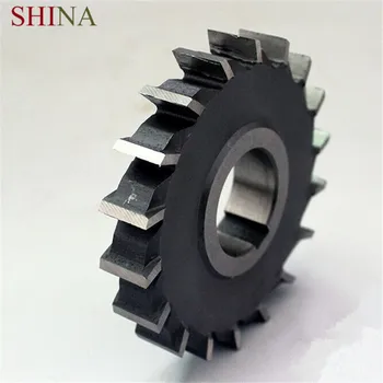 

SHINA 1PCS 63*8*10*12*14*16*18*20 HSS Three Straight Tooth Blade Cutter, High-speed Steel Slot Milling Cutter , Milling Cutter
