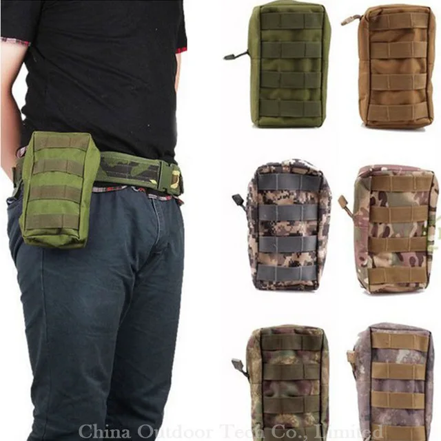 

100% Real Molle Utility First Aid Kits Outdoor Waist Bag Tactical Pouches Military Magazine Pouch Mag
