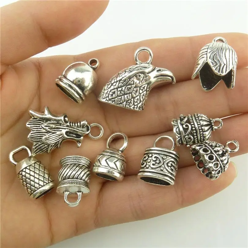 10 шт. винтажные Подвески в виде головы орла Листьев сердца|pendant hook|pendant looppendant shoe |