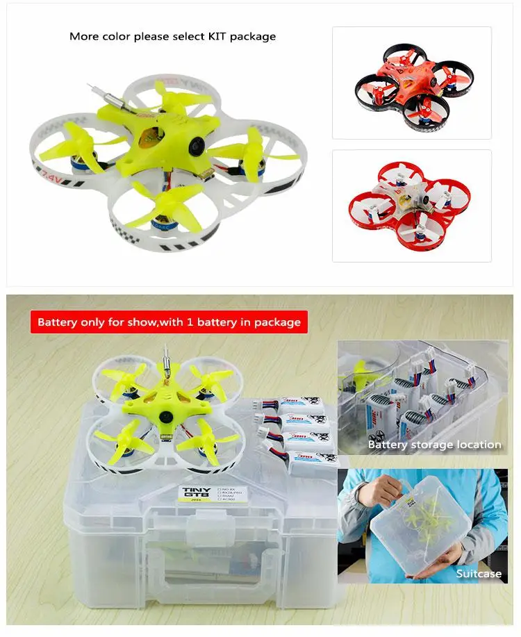 LeadingStar KINGKONG/LDARC крошечные GT8 V2 2 S FPV Racing Drone Betaflight F3 10A Blheli_S 800TVL Cam 5,8G 25 МВт VTX 2 S