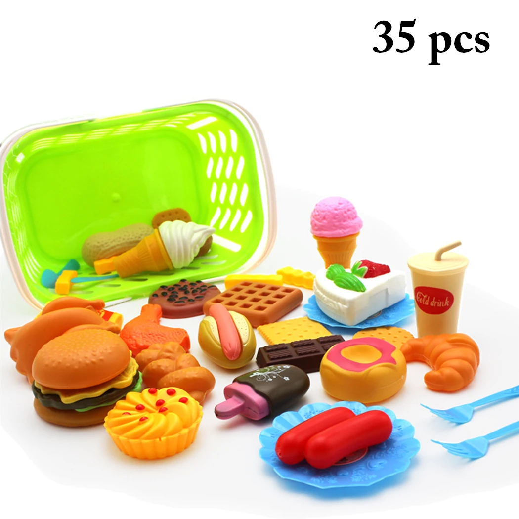 Набор игрушек для еды обучающая имитация ролевых игр игрушка для кухни для детей