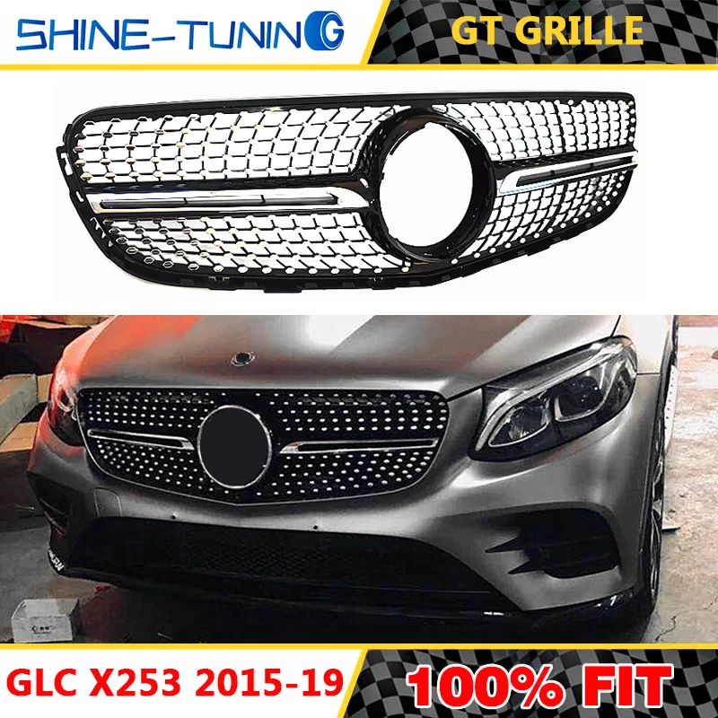 Решетка радиатора на 253 glc. Glc решетка amg. Glc решетка diamond. Решетка радиатора glc 220d 2019г. Glc решетка amg.