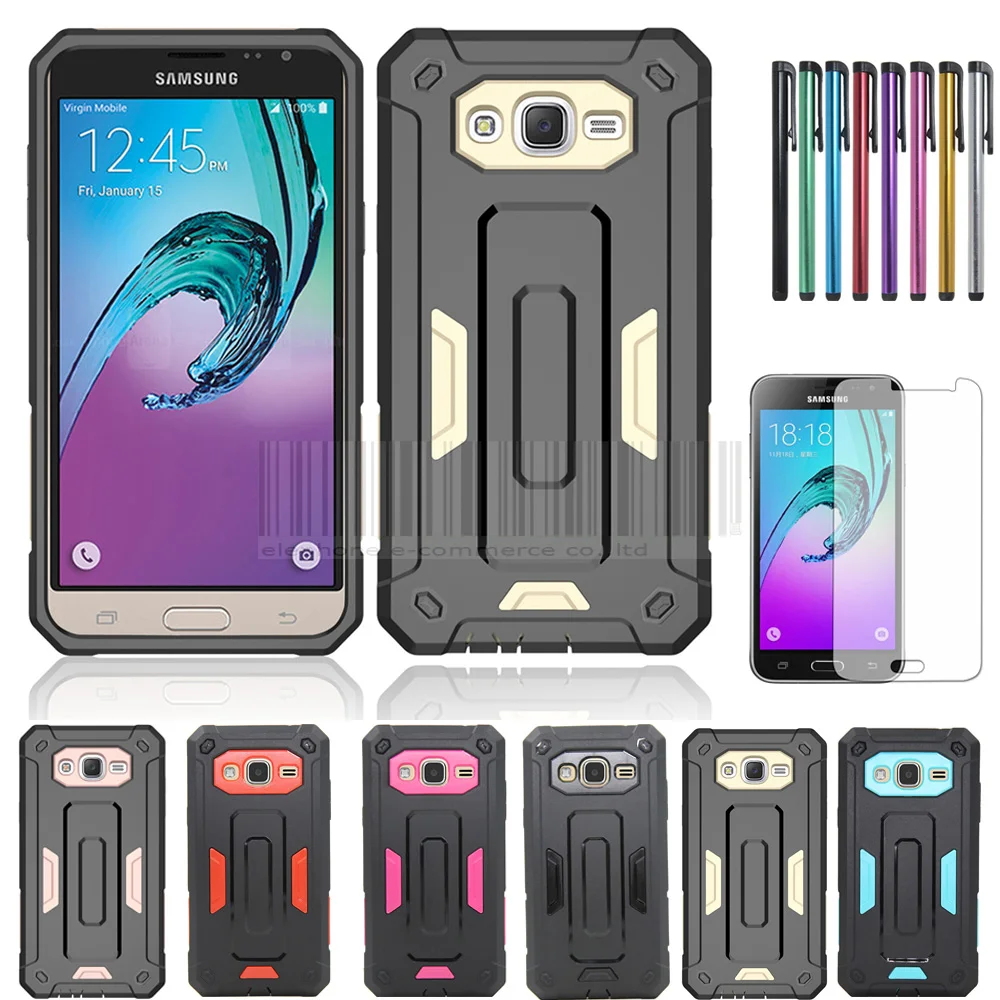 Прочный защитный чехол для Samsung Galaxy J3 2016 J320 J320F J320P J3109 J320M J320Y + пленка | Мобильные