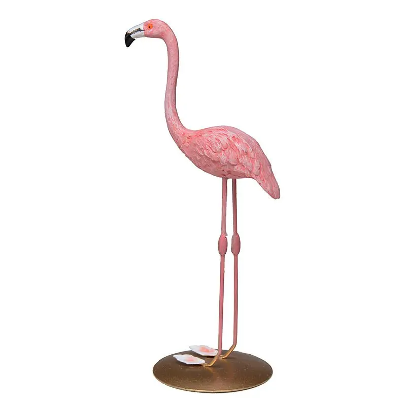 High Quality Resin Pink Flamingo Decor For Home Decoration Accessories Sculpture Figurine Gifts  Wedding Supplies Home Decor (7)