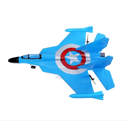Лидер продаж спортивный хобби F35 истребитель Eagle Jet F35 2,4G 62 см до 500 м большой радиоуправляемый самолет RTF Электрический Мощность готов к полету игрушки с дистанционным управлением - Цвет: Синий