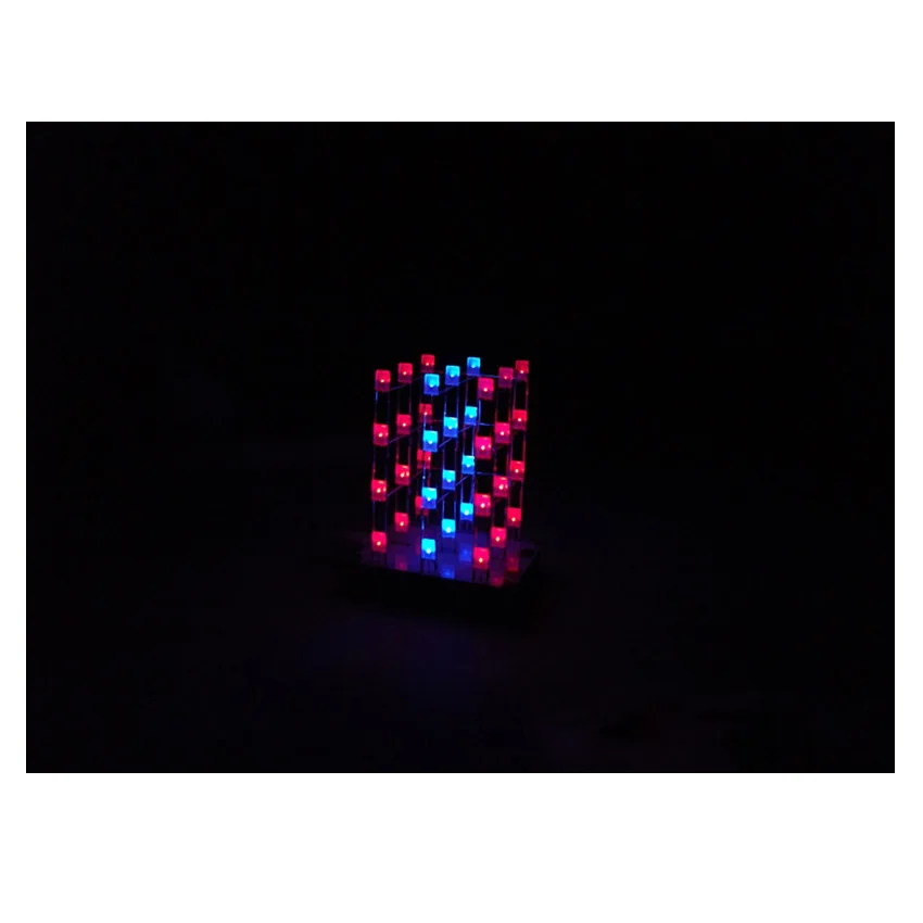 Cnikesin Творческий 51 MCU DIY Электронные Дизайн комплект touch Cube3 * 3*4 Цвет светодиодный
