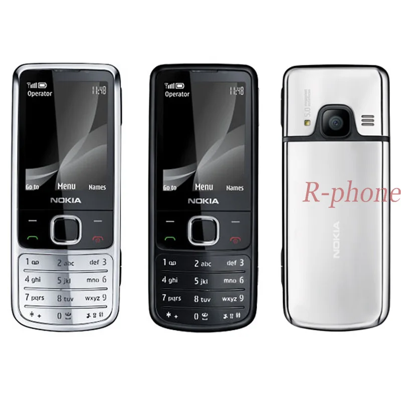 Nokia 6700c классический мобильный телефон разблокированный 2G 3g 6700c мобильный телефон и русская клавиатура и черный и один год гарантии
