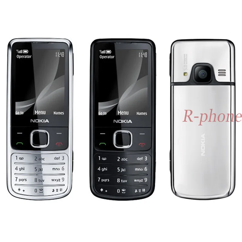 

Original Nokia 6700c Classic Mobile Phone Unlocked 2G 3G 6700c Cellphone & Russian Keyboard & Black & one year warranty