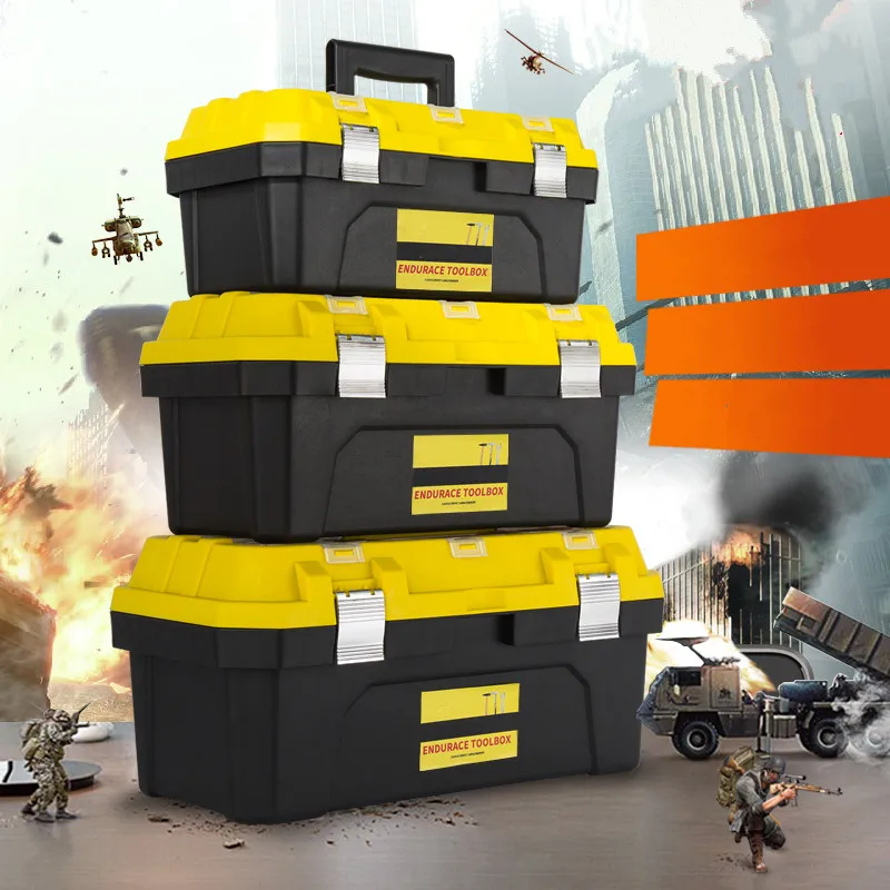 Practical and durable tools box Portable multi functional hand toolbox