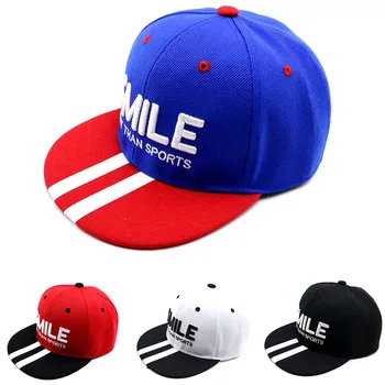 

Baby boy girl hats spring new fashion letters SMILE baseball caps fashion outdoor casual hip hop hat newborn photography props