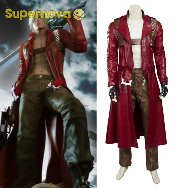 game devil may cry iii 3 dante costume cosplay dante cosplay red