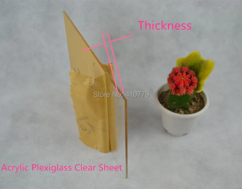 Акриловые прозрачные листы 400x600x3 мм PMMA мебель полистирол прозрачная пластиковая доска подарочная карта вырезать любой размер