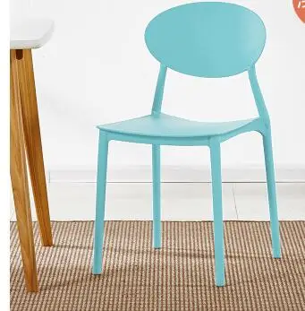 Simple modern dining chair fashion casual backrest plastic home balcony outdoor desk chair. Simple modern dining chair fashion casual backrest plastic home balcony outdoor desk chair.