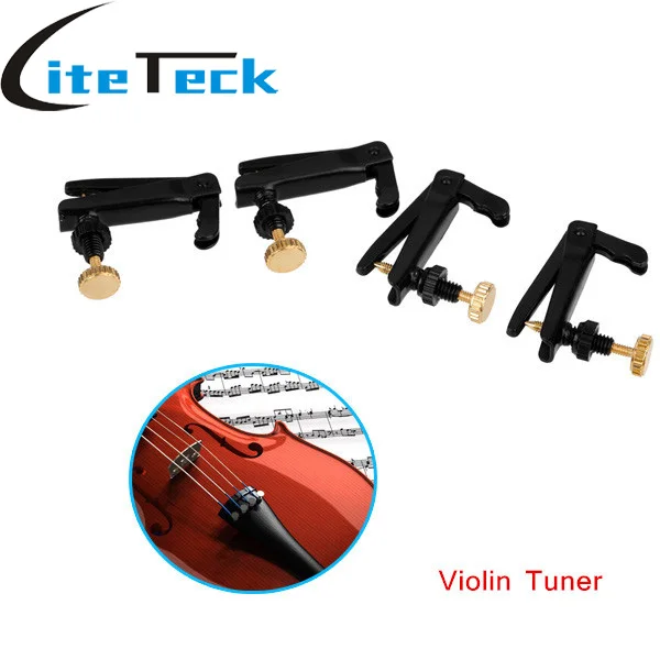 Violin Fine Tuner Adjuster Copper Plating Screws for 3/4 4/4 Size