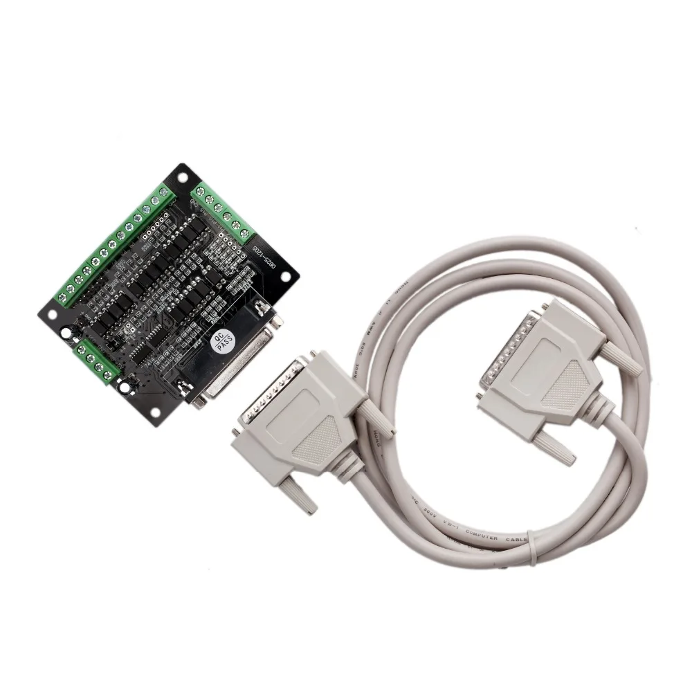 

Stepper Motor Breakout Board 6 Axis Interface Board ( Breakout Board DB25) Adapter Milling Engraver Laser Printer