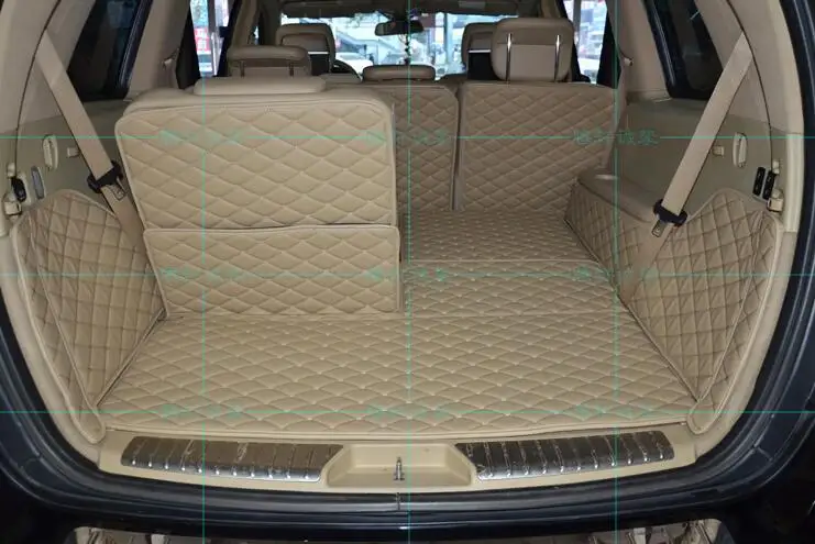 

NEW Full Rear Trunk Tray Liner Cargo Mat Floor Protector foot pad mats for Benz GL350 GL400 GL500 GL450 X164 2016-2012 7seats