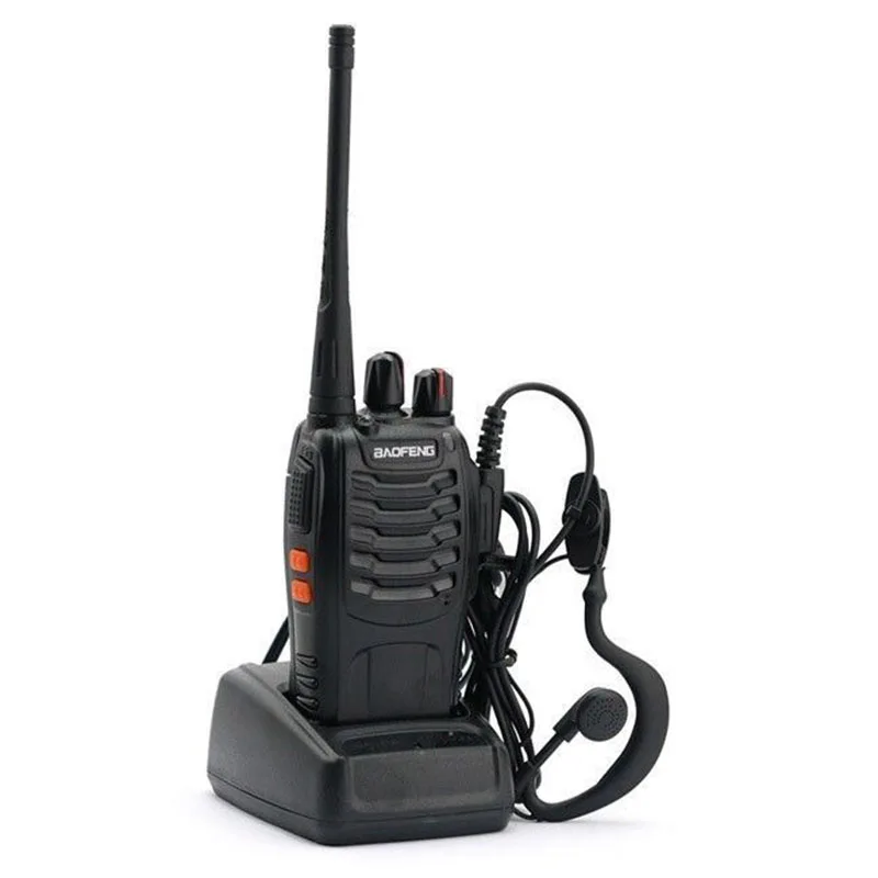 Портативная рация Baofeng 5 Вт УВЧ 400 470 МГц 888S 16 каналов FM передатчик|Рации| |