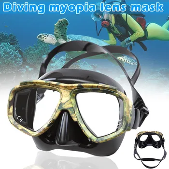 

2019 Hot Sale Camouflage Diving Snorkel Mask Nearsighted Lenses Mask Scuba Dive Snorkel 19ing