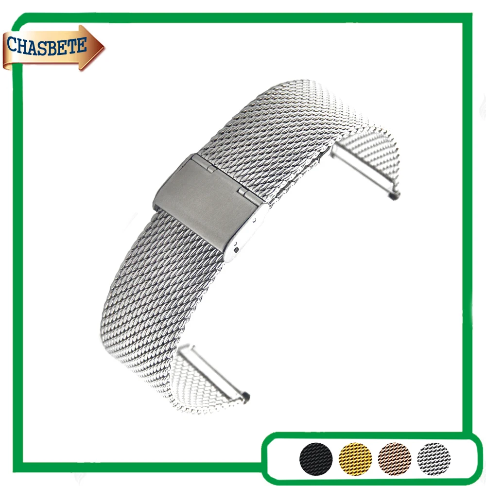 Stainless Steel Watch Band for Timex Weekender Expedition 16mm 18mm