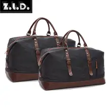 Z.l.d. Большая Вместительная дорожная сумка модные брендовые сумки мужские и женские повседневные холщовые дорожные сумки большие выходные сумки Bolsa de viaje