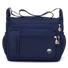 Маленькая женская сумка на плечо, женская сумка на молнии, роскошная дизайнерская сумка-мессенджер, мини нейлоновая Женская пляжная сумка-Кроссбоди