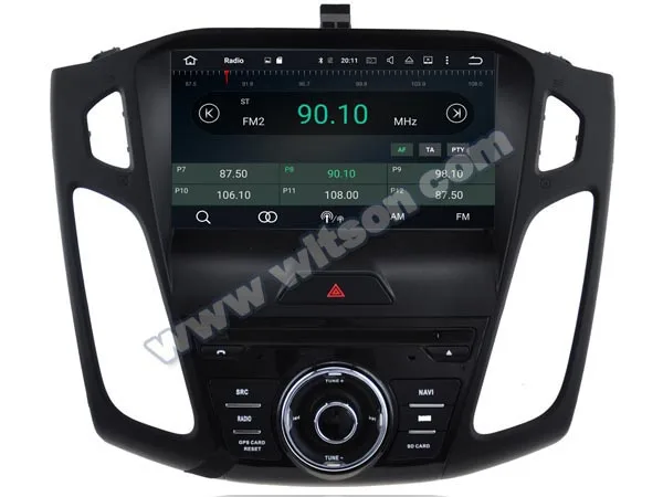 WITSON Android 9,0 1024*600 HD экран для Ford focus автомобильный DVD gps стерео 4 Гб ram+ 32 Гб FLASH 8 Восьмиядерный+ DVR/wifi+ DSP+ DAB+ OBD