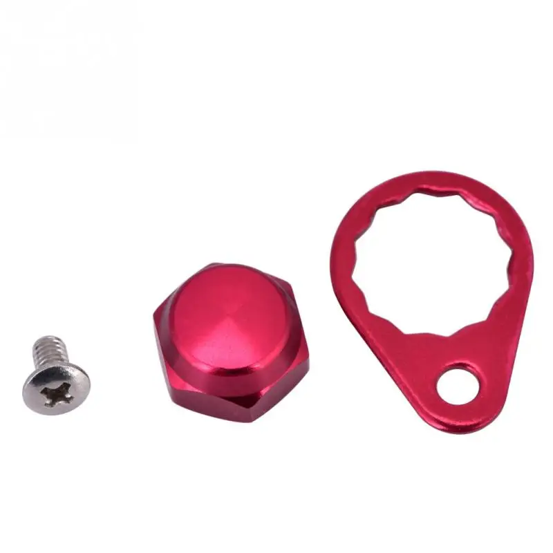 

Left Hand Right Hand Crank Nut Screw With Plate Fishing Reel Left/Right Handle Locking Plate Screw Nut Cap