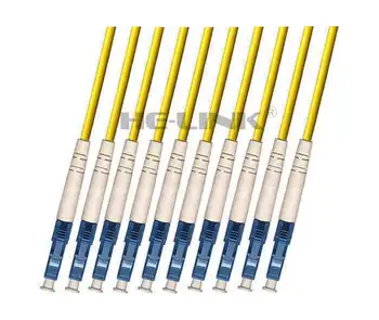 

LODFIBER 170M LC-LC Indoor Armored Singlemode 10 Strands Fiber Optic Cable Patch Cord 9/125