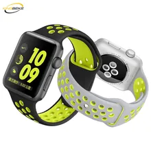 

Soft Sport Silicone Watchband For Apple Watch Series 1 2 3 4 38mm/42mm iwatch 40mm 44mm Band Replacement Wrist Bracelet Strap