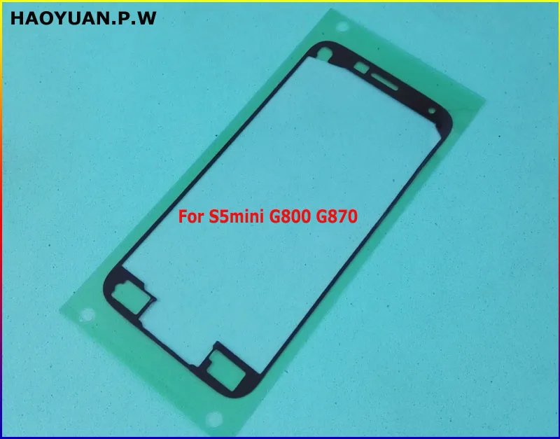 Новая Оригинальная наклейка на переднюю ЖК-рамку для samsung S2 S3 S4 S5 mini S6 S7 Edge S8 S9 S10 Note 8 9 10 plus клейкая лента - Цвет: for s5 mini