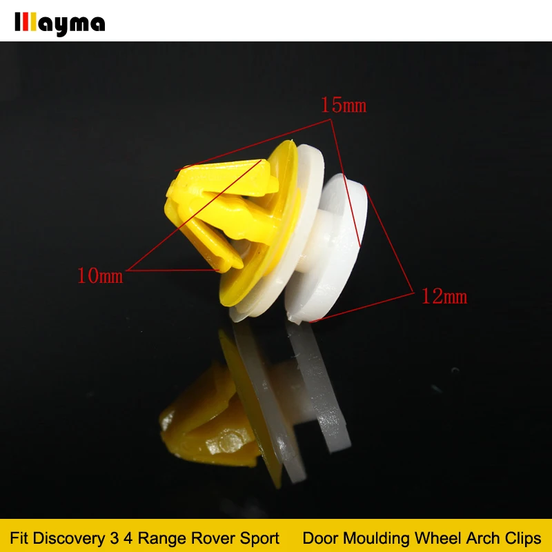 

Plastics clips for Land Rover Discovery 3 4 Range Rover Sport Door Moulding Wheel Arch Clips