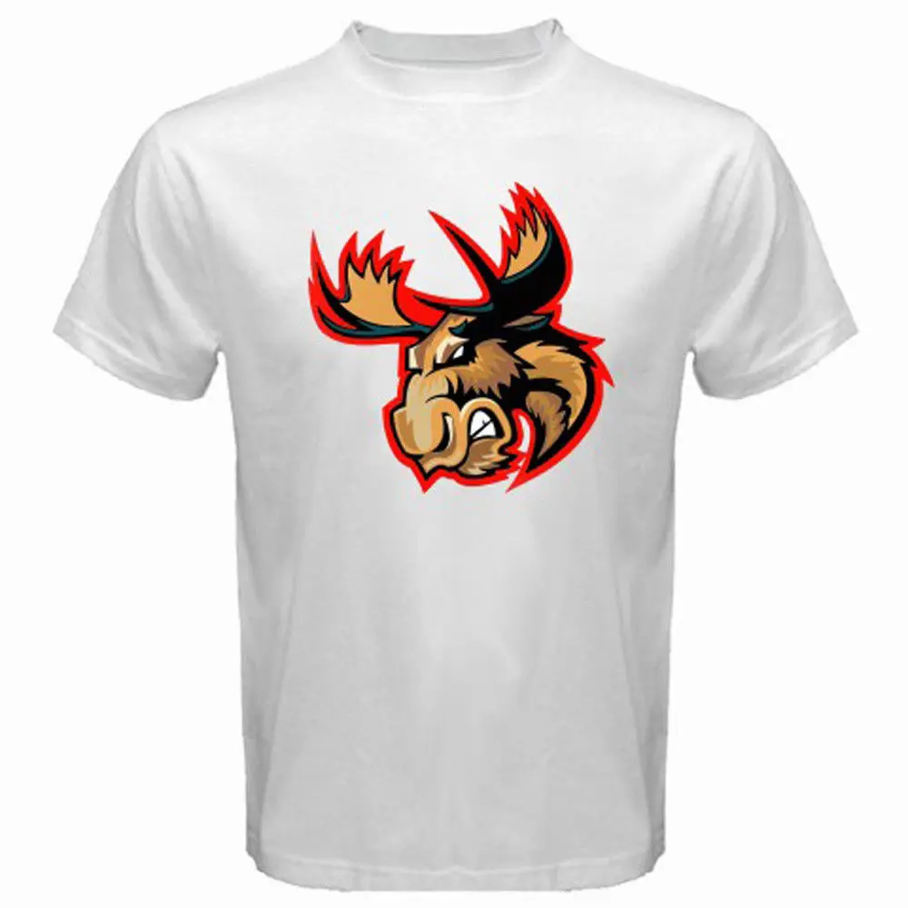 T Shirt Printing Company Short New MANITOBA MOOSE AHL Winnipeg Retro