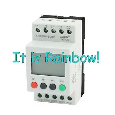 

Free Shipping JVR(800-1) LCD Display Phase Sequence Unbalance Over/Under Voltage Relay