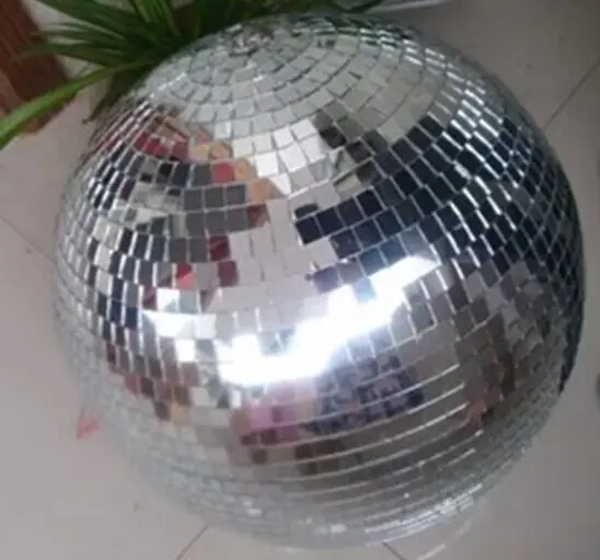 25 см Диаметр прозрачное стекло вращающихся зеркальный шар 10 "Диско DJ партии