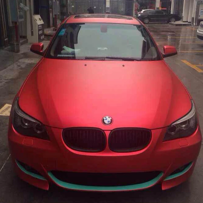 Red Car Wrap Vinyl / Matte Vinyl Car Wraps DFW Zilla Wraps *gloss