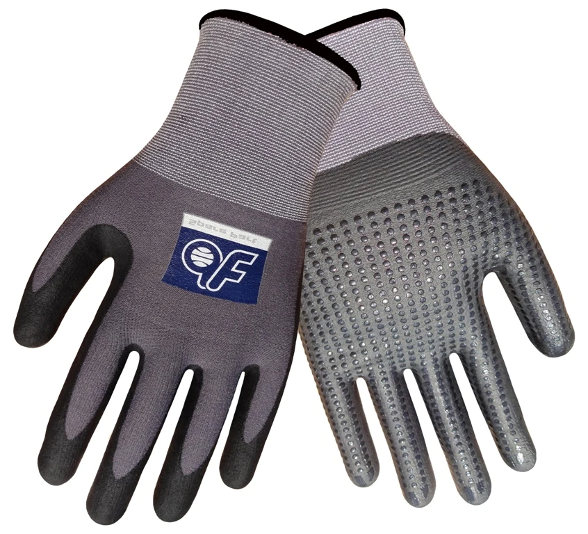 

15 Guage Nylon Working Gloves With Nitrile Palm Foam Dipped Work Gloves