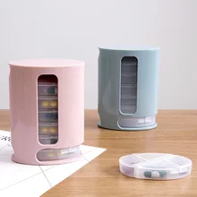 Домашняя портативная мини-коробка для лекарств, герметичная коробка для лекарств, Дорожный комплект