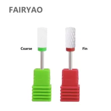 Полировщик для ногтей керамический сверло для ногтей роторные резцы для фрезы для маникюра педикюра электрические сверла аксессуары устройство для