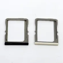 30 шт./лот для htc один M7 801e сим держатель для карт лоток Слот черный белый цвет;