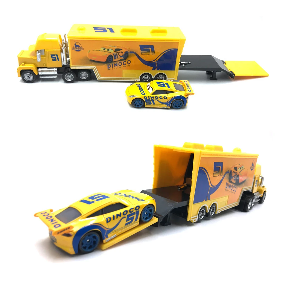 Disney 23 игрушки молния Mcqueen Jackson Storm Mike Buckley Truckkin 1:55 металлическая литая